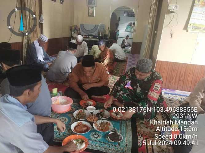 Babinsa Bente Berikan Hakekat Menjaga Jalinan Hubungan