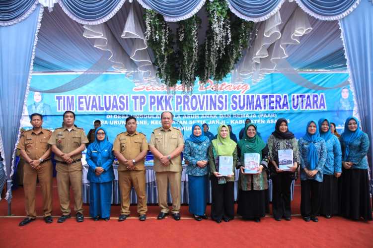Bangun Keluarga Tangguh, PKK Sumut Evaluasi Empat Desa di Asahan