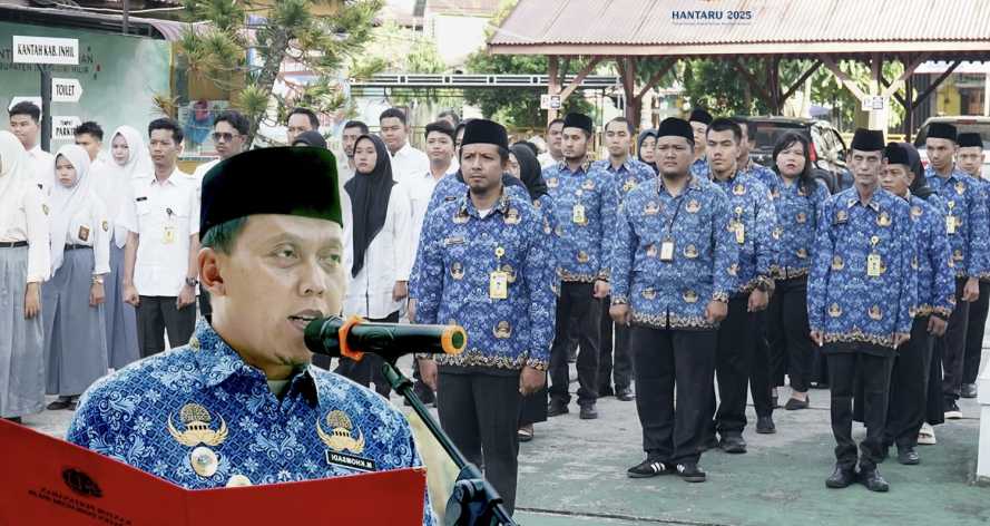 Kepala Kantor Pertanahan Indragiri Hilir Pimpin Upacara Hari Kesaktian Pancasila
