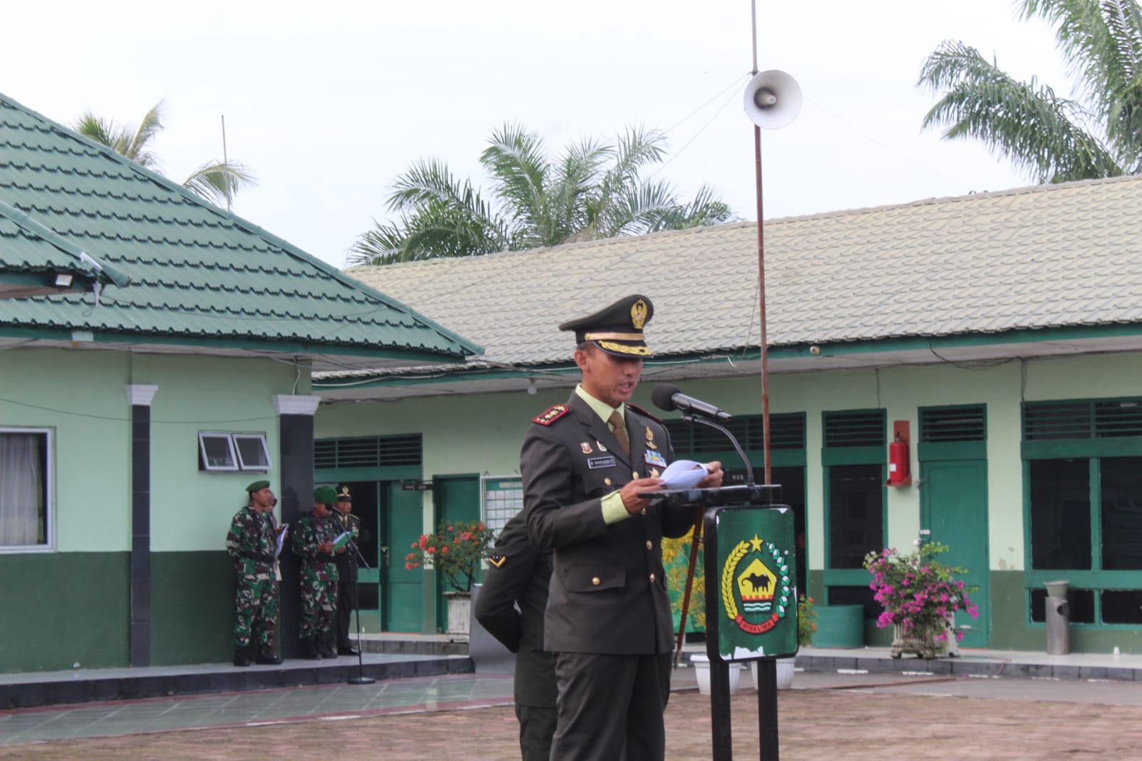 Upacara Hari Sumpah Pemuda Ke -94,Dandim Bacakan Amanat Menpora RI