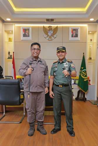 Dandim 0208 Asahan Silaturrahmi ke Kejaksaan Negeri Kisaran
