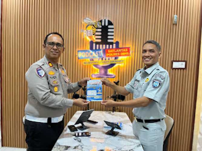 Kapolres Inhil Luncurkan Ruang Podcast REI untuk Sosialisasi Program Kepolisian