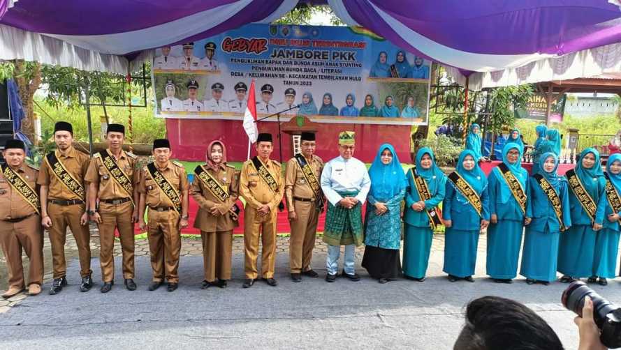 Kades Pulau Palas dikukuhkan Bupati Sebagai  Bapak Asuh Stanting