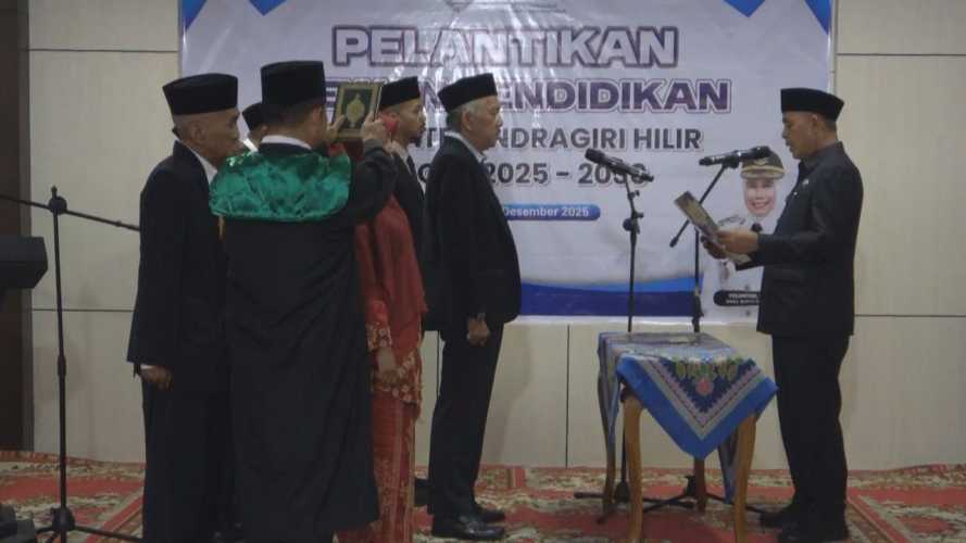 Dewan Pendidikan Inhil Periode 2025–2030 Resmi Dilantik, Sinergi Baru untuk Peningkatan Mutu Pendidikan