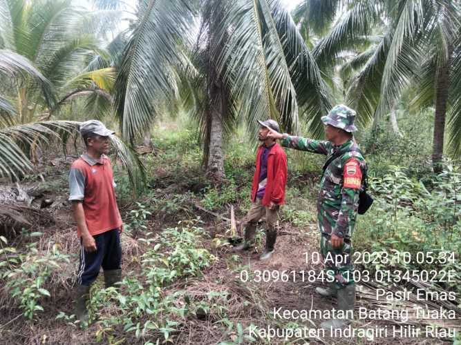 Serda Fero A.Duha Emban Tugas Apkowil dalam Penanganan Karhutlah