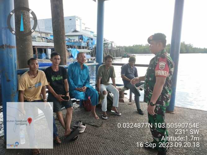 Praka Hendri Menghimpun Warga Jaga Kamtibmas dan Kebersihan di Wilayah Pelabuhan