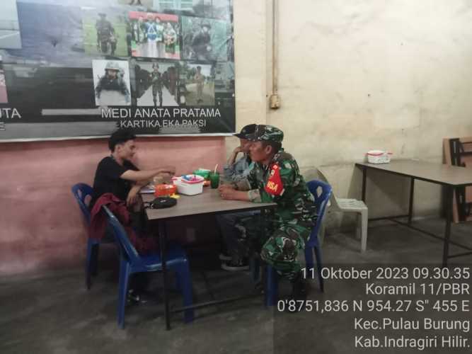 Sertu Wisnu Membina Hubungan dengan Kawula Muda