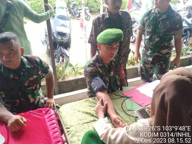 Bakti Sosial Serka Masri Donor Darah Sambut Hari Juang Kartika