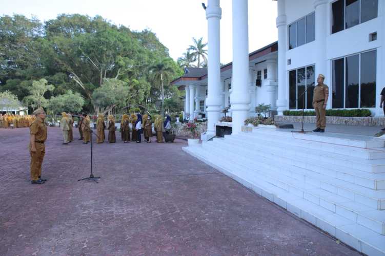 Wakil Bupati Asahan Pimpin Apel Gabungan Perdana Awal Tahun 2026