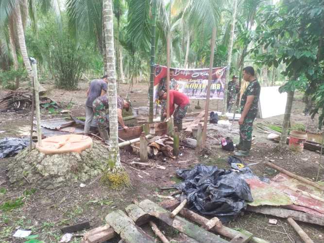 Program Rehab Jamban Sehat Koramil 12/Batang Tuaka