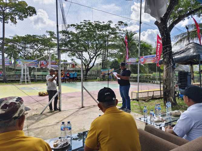 Turnamen Bola Voli Putra Se- Kabupaten Indragiri Hilir Tahun 2025 Resmi di Buka