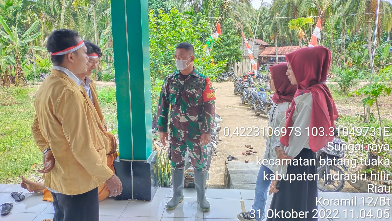 Serka Hepi Martison Babinsa Koramil 12/Batang Tuaka Lakukan Pemberdayaan