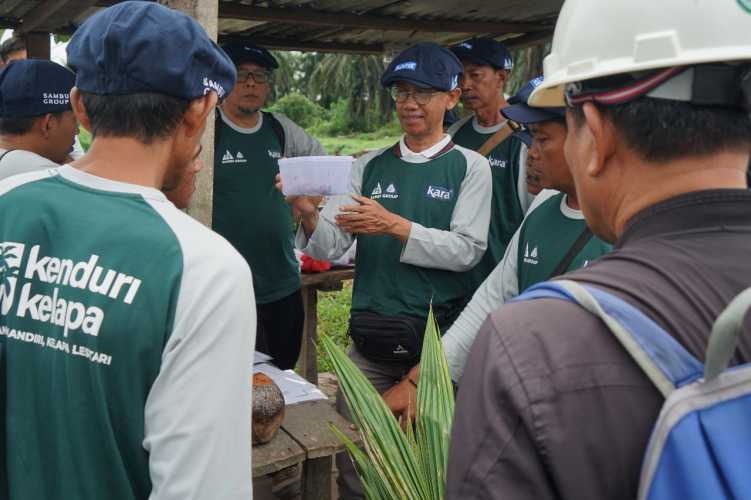 Kolaborasi Sambu Group dan Petani Kelapa Inhil dalam Kenduri Kelapa