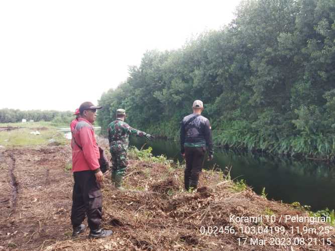 Babinsa Jaga Keberlanjutan Pengawasan Karhutlah