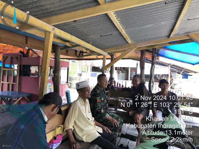 Babinsa Bekawan Terus Menjalankan Tugas Pokok Babinsa Wujudkan Kemanunggalan TNI