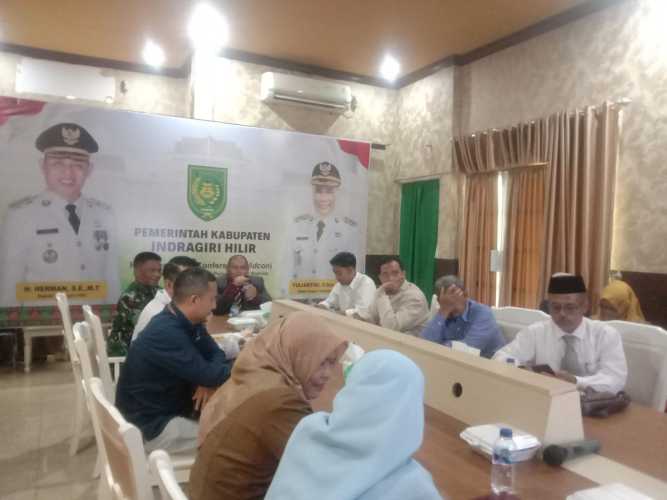 Danposramil 01/Tembilahan Hadiri Rapat Koordinasi TPID dan Program Tiga Juta Rumah di Inhil