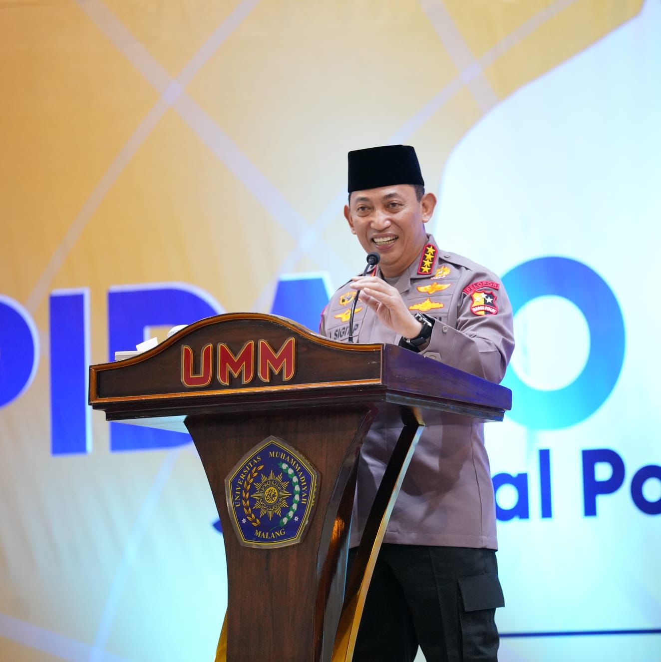 Kapolri Tekankan Pentingnya Jaga Persatuan-Kesatuan Bangsa Dihadapan Angkatan Muda Muhammadiyah