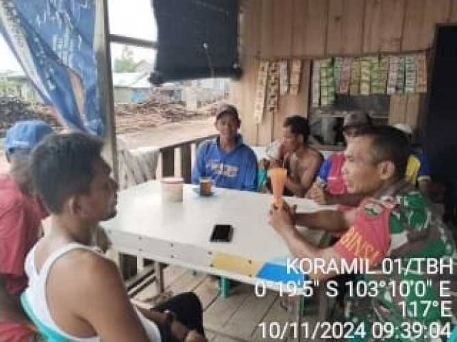 Sertu Jondri Tanggap Kerawanan Sosial Jelang Pilkada