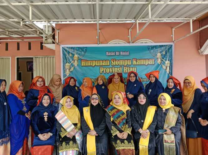 Sederhana Namun Bermakna, Halal bi Halal Himpunan Kampar Riau Tampilkan Adat dan Tradisi Daerah