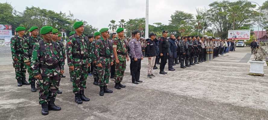 Personil Koramil 01/Tembilahan Ikuti  Simulasi Pengamanan Kota  Operasi Mantap Praja Lancang Kuning 2024