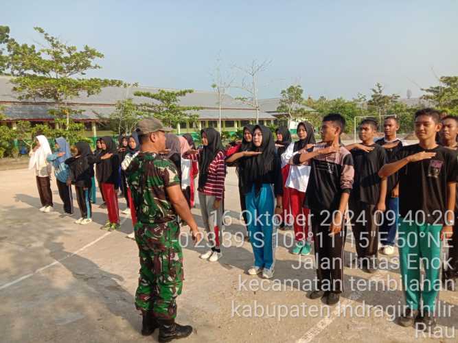 Sertu M. Yasin Latih Generasi Muda Tingkatkan Kedisiplinan