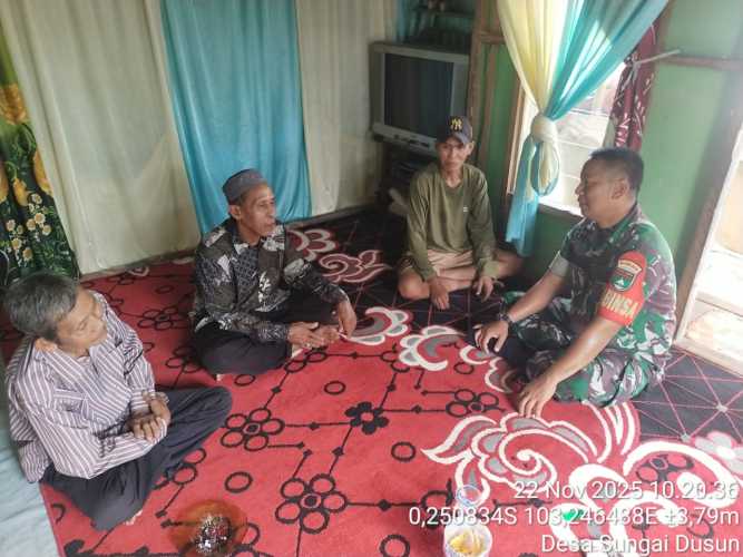 Dengan Komduk Terpadu  Babinsa menata serta memperkuat jaring teritorial