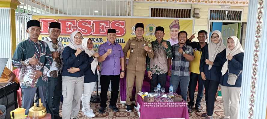Ketua Fraksi Golkar Rohil serap Aspirasi warga Sungai Nyamuk