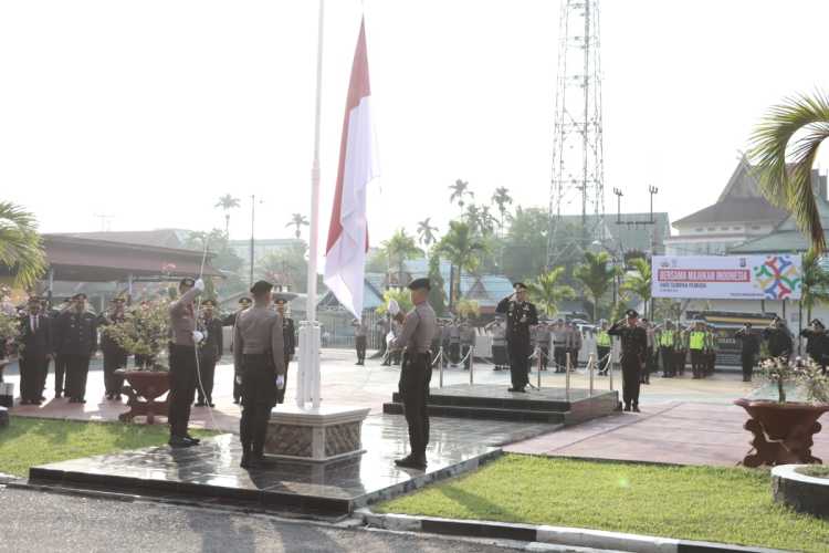 Polres Inhil Gelar Upacara Sumpah Pemuda ke 95.