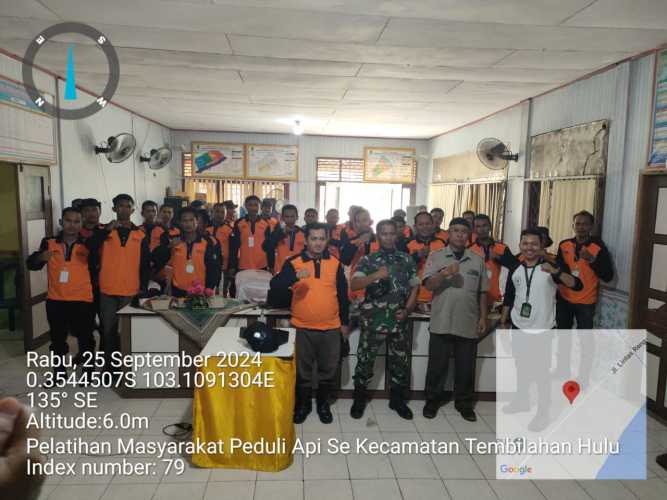 Pemdes Sungai Intan Ikuti Pelatihan Bagi Masyarakat Peduli Api