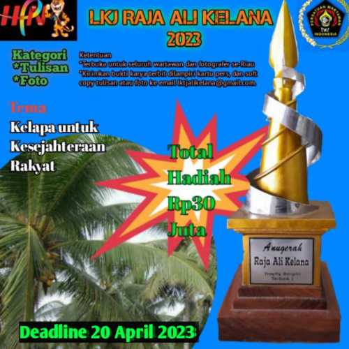 Deadline LKJ Ali Kelana Dimajukan 20 April 2023