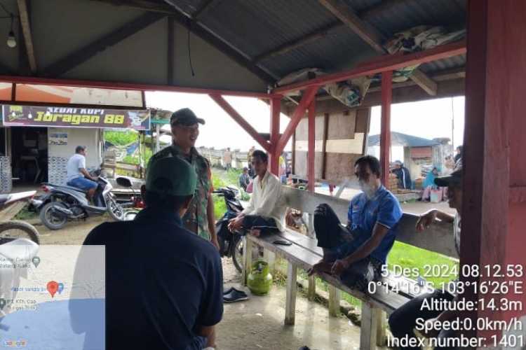 Di Kampung Pancasila, Sertu Januar Effendi Menghimbau Penguatan Kamtibmas