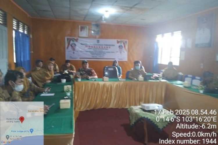 Babinsa Sertu Januar Effendi berpartisipasi aktif dalam diskusi dan membahas Rencana Pembangunan Tahun 2026