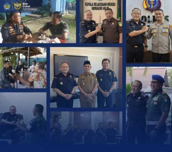 Sinergi Tanpa Henti,Bea Cukai Tembilahan Perkuat Kolaborasi Lintas Instansi demi Pelayanan Prima dan Pengawasan Optimal