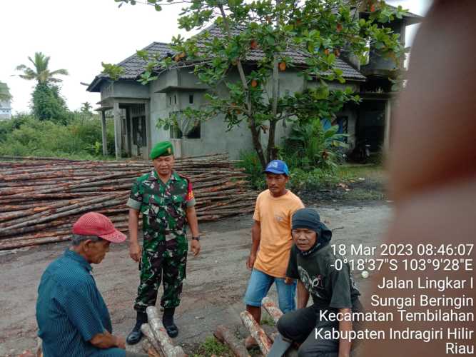 Sertu M.yasin Ingatkan Warga Menjaga Lingkungan Hidup