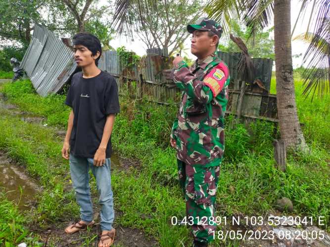 Serda Ahmad Fery Jaga  Suasana Kondusif Karhutlah