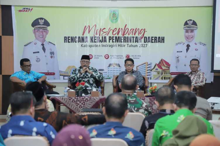 Galeri Sekda Inhil Hadiri  Musrenbang RKPD 2027