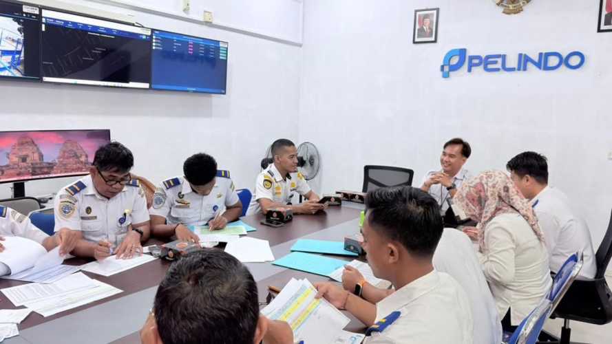 Pelindo Regional 1 Cabang Tembilahan Perkuat Sinergi dengan KSOP Lewat Rekonsiliasi Konsesi dan PNBP