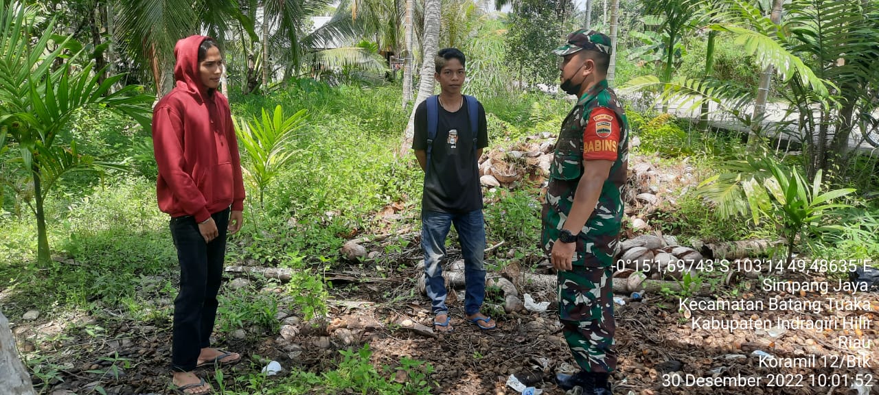 Babinsa Cepat Atasi Hotspot yang Timbul