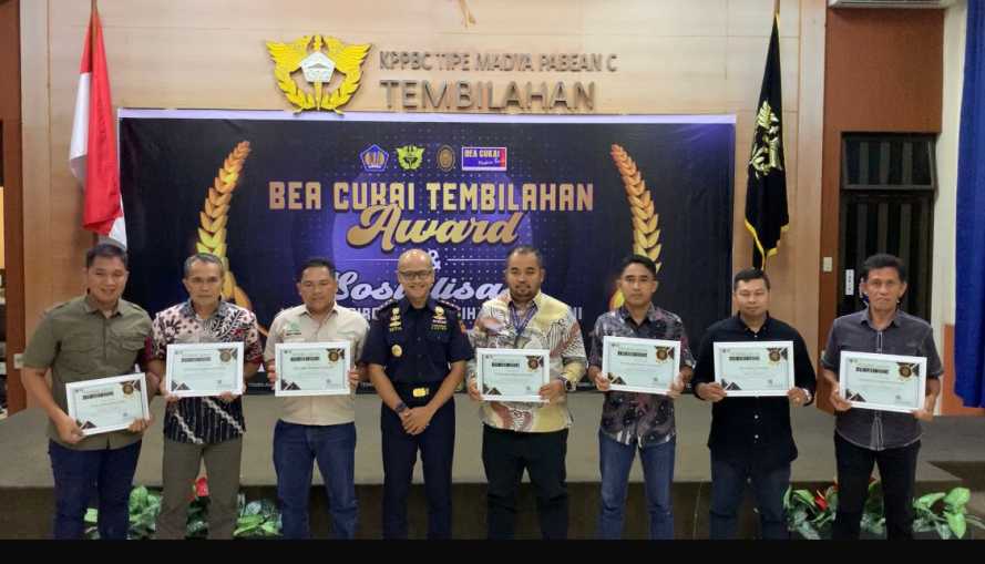 Bea Cukai Tembilahan Gelar Bea Cukai Tembilahan Award dan Sosialisasi Wilayah Birokrasi Bersih dan Melayani