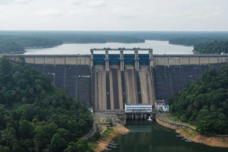 Elevasi Waduk PLTA Koto Panjang Naik Tipis 3 Sentimeter Pagi Ini