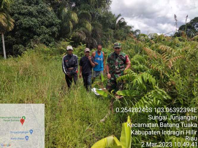 Babinsa Tawarkan Solusi Pencegahan Karhutlah