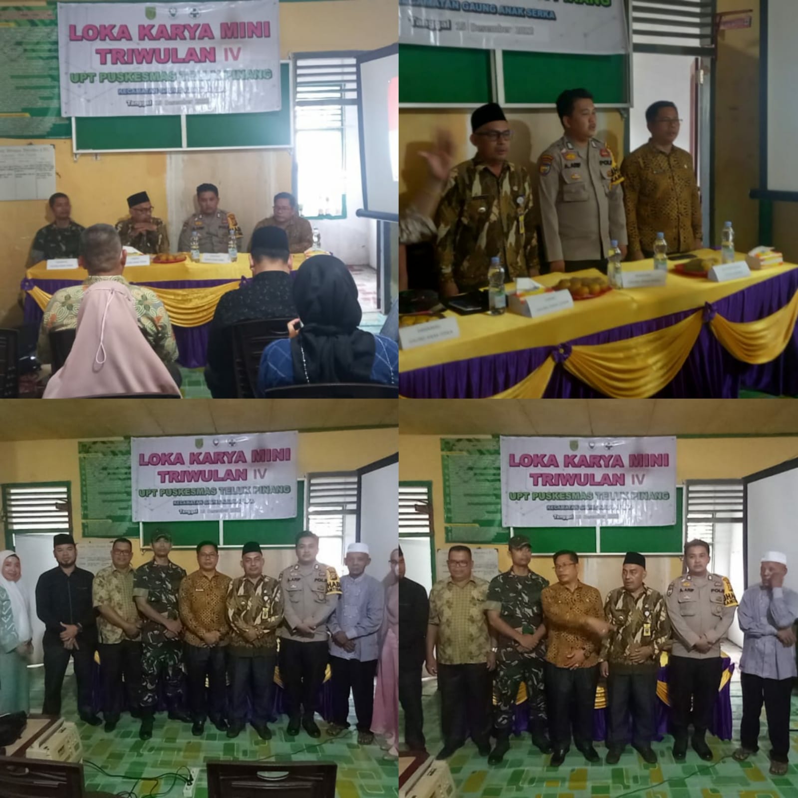 Babinsa Hadir Rapat Lokmin Triwulan 4