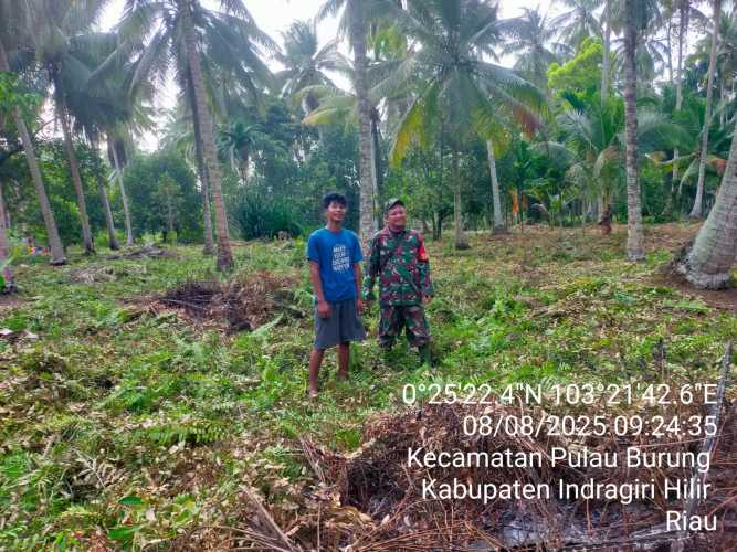 Koramil 11/Pulau Burung Intensifkan Patroli Karhutla di Jumat Pagi