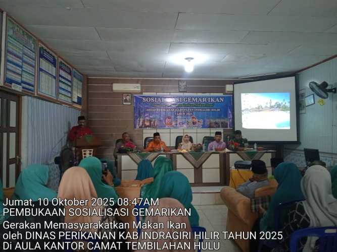 Kepala Desa Sungai Intan Dukung Penuh Gerakan Gemarikan di Tembilahan Hulu