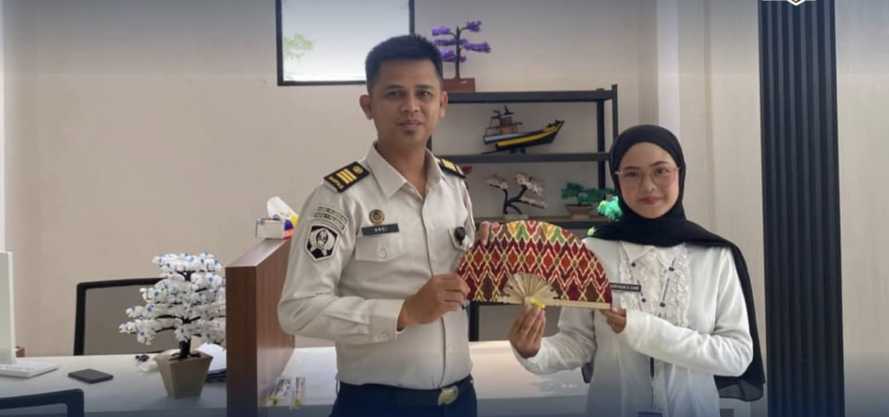 Perluas Pemanfaatan Hasil Karya, Lapas Tembilahan Serahkan Kerajinan Warga Binaan ke Imigrasi dan Bapas