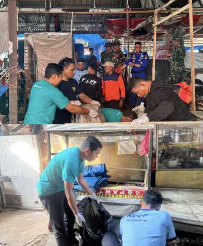 KSOP Kelas IV Tembilahan Dukung Karya Bakti Lingkungan TNI Zero Waste