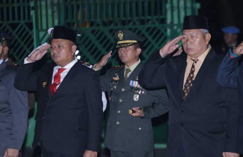 Dandim 0208/Asahan Bersama Forkopimda Laksanakan Renungan Suci Kenang Jasa Pahlawan