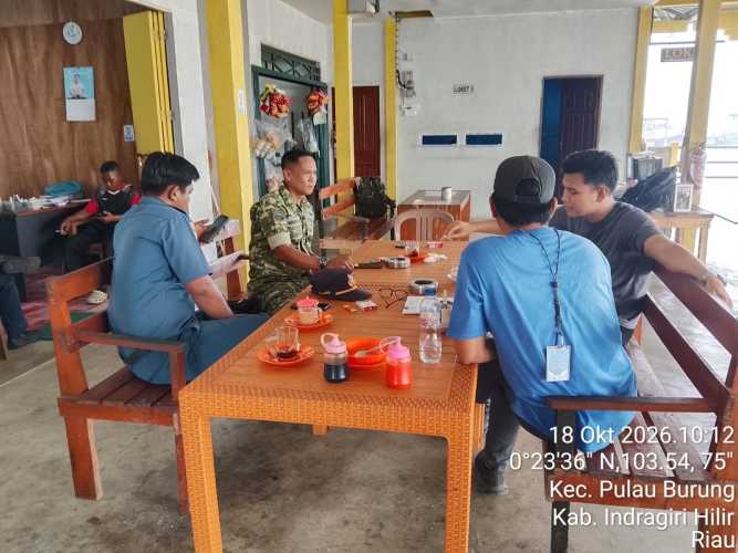 Jaga Generasi Muda dari Narkoba, Babinsa Pulau Burung Gelar Penyuluhan P4GN dan Komduk