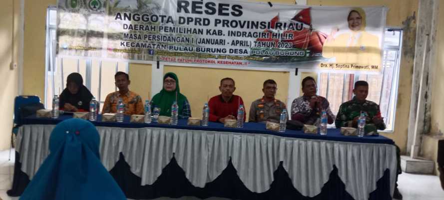 Mewakili Danramil,Serda Arlansyah Mengikuti Reses Anggota DPRD Provinsi Riau