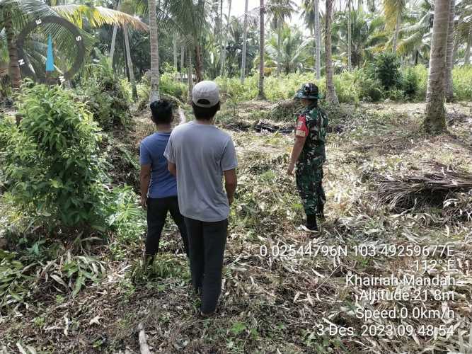 Kopda Hendri Lakukan Identifikasi Karhutlah